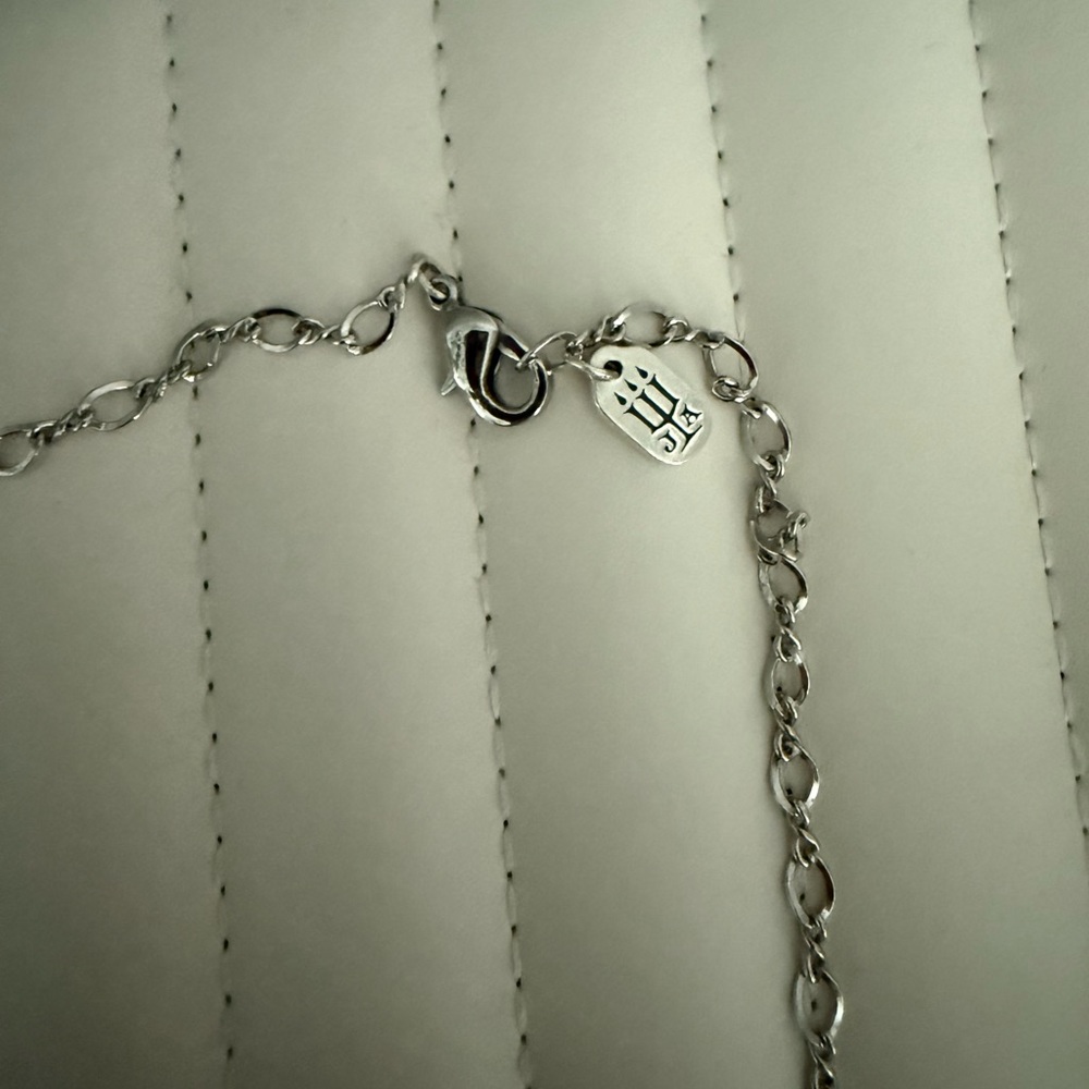 James Avery Silver Charm Necklace w/ 6 charms - Picture 3 of 4